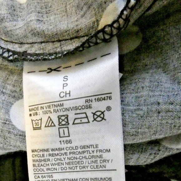 NWT Skirt Black Polka Dot Wear for Church Office Work Old Navy Women Size S - Picture 9 of 10